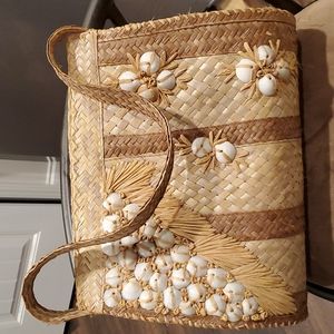 Handmade straw bag